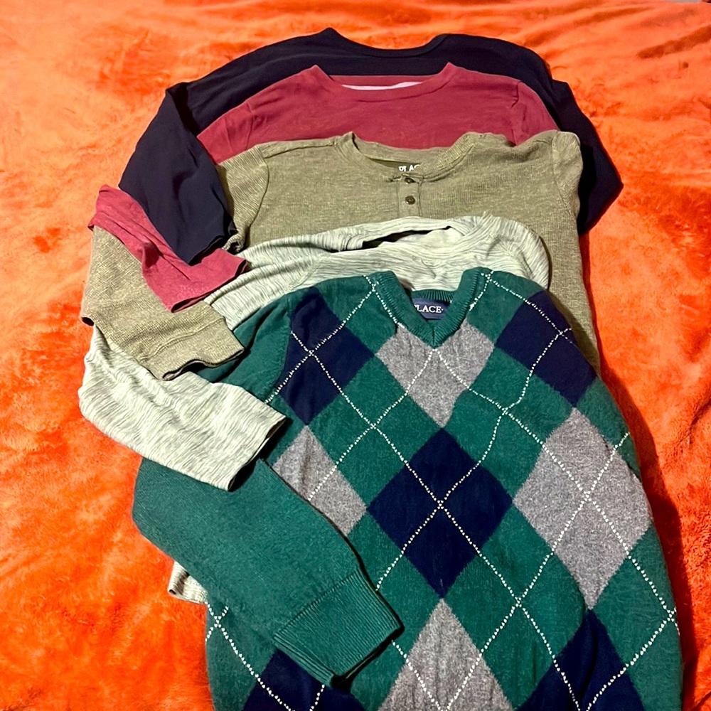 Boys long Sleeve shirt Bundle size 7/8
